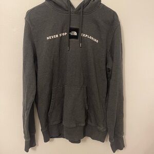 The North Face Gray Sweatshirt Classic Pullover Style